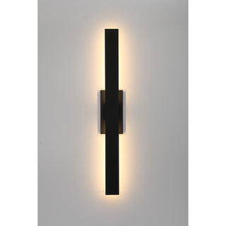 Davis LED Outdoor Wall Lantern in Black