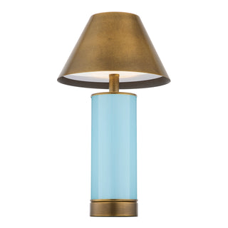 Molly LED Table Lamp in Light Blue