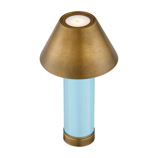 Molly LED Table Lamp in Light Blue