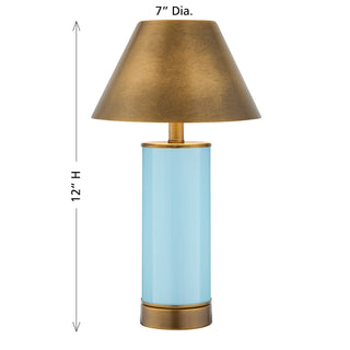 Molly LED Table Lamp in Light Blue