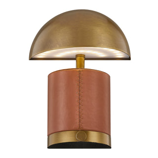 Conrad LED Table Lamp in Brass