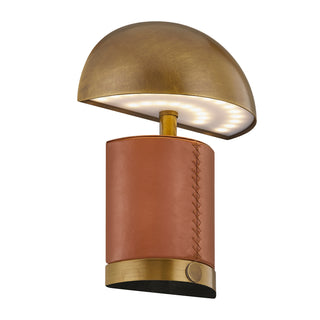 Conrad LED Table Lamp in Brass