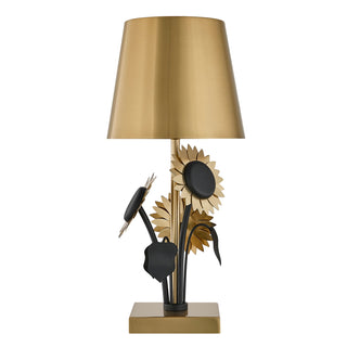 Posey LED Table Lamp in Brass and Black