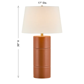 Albert One Light Table Lamp in Honey Brown