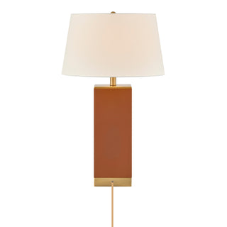 Max One Light Table Lamp in Honey Brown