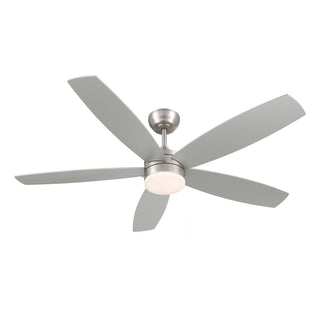 52" Ceiling Fan in Brushed Nickel