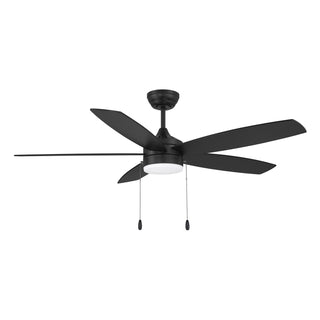 52" Ceiling Fan in Matte Black