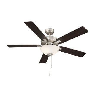52" Ceiling Fan in Brushed Nickel