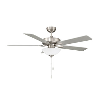 52" Ceiling Fan in Brushed Nickel