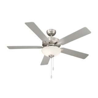 52" Ceiling Fan in Brushed Nickel