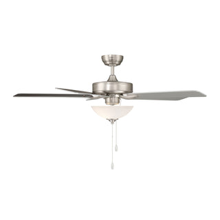 52" Ceiling Fan in Brushed Nickel