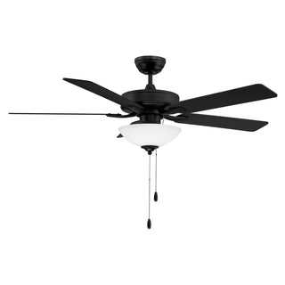52" Ceiling Fan in Matte Black