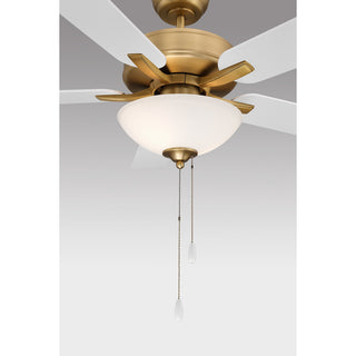 52" Ceiling Fan in Natural Brass