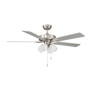 52" Ceiling Fan in Brushed Nickel