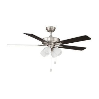 52" Ceiling Fan in Brushed Nickel