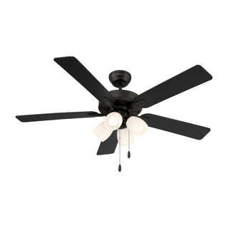52" Ceiling Fan in Matte Black