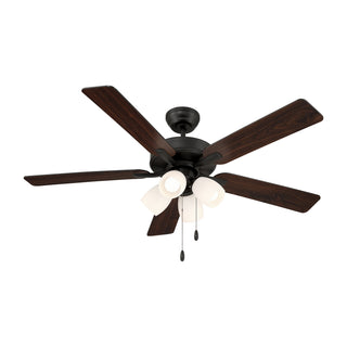 52" Ceiling Fan in Matte Black