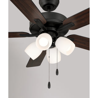 52" Ceiling Fan in Matte Black