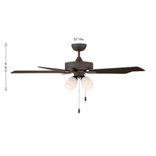 52" Ceiling Fan in Oil Rubbed Bronze