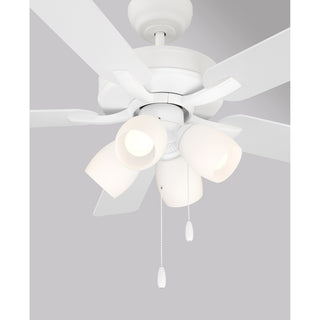 52" Ceiling Fan in White