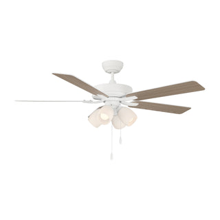 52" Ceiling Fan in White