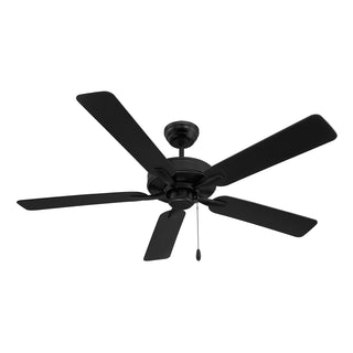 52" Ceiling Fan in Matte Black