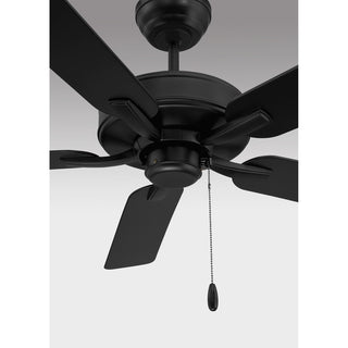 52" Ceiling Fan in Matte Black
