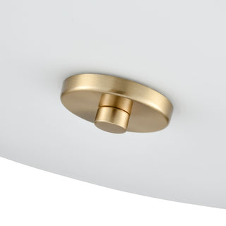 Laphia 15.75" Wide 3-Light Semi Flush - Modern Gold