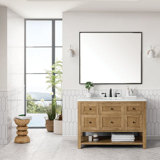 48 Inch Breckenridge Freestanding Vanity in Light Natural Oak / Lime Delight Top