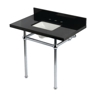Templeton 36 Inch Console Sink in Polished Chrome