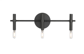 Skyva 6" High 3-Light Vanity - Matte Black