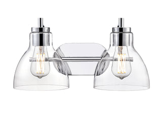 Knightsdale 17.5" 2-Light Vanity - Chrome