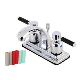 Kaiser 4 Inch Centerset Bathroom Faucet in Polished Chrome