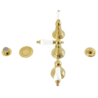 Victorian Bidet Faucet in Polished Brass