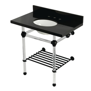Templeton 36 Inch Console Sink in Black