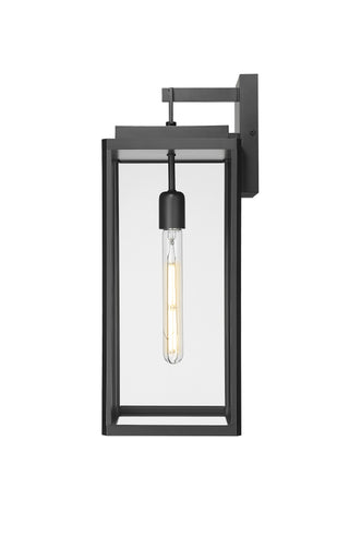 Alpharetta 19.75" High 1-Light Outdoor Wall Lantern - Powder Coated Black