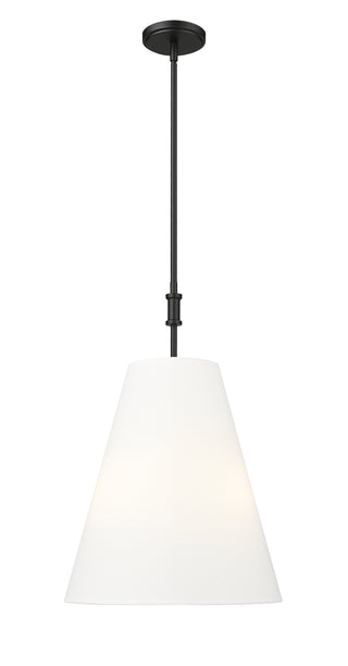 Adorra 16" Wide 3-Light Pendant - Matte Black