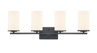 Verlana 27.75" 4-Light Vanity - Matte Black