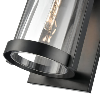 Braselton 23.75" High 1-Light Outdoor Wall Sconce - Powder Coated Black