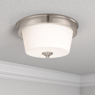 Strayhan 13" Wide 2-Light Flush Mount