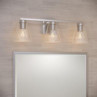 Strayhan 22" 3-Light Vanity - Brushed Nickel