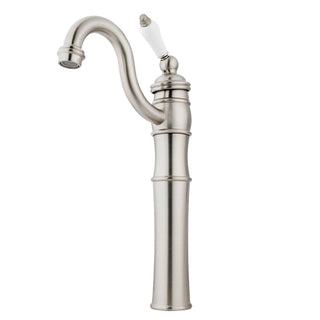 Victorian Vessel Faucet in Brushed Nickel