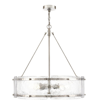 Bennetti 24.75" Wide 5-Light Chandelier - Polished Nickel