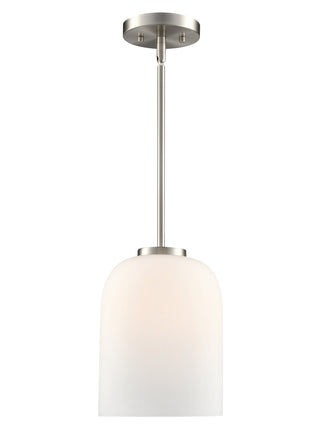 Laphia 8" Wide 1-Light Pendant - Brushed Nickel