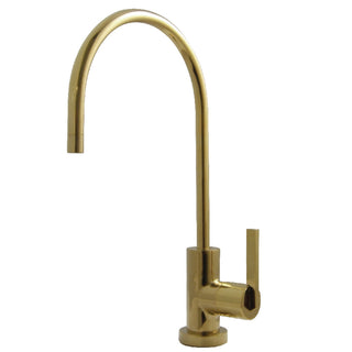 Continental Water Filtration Faucet in Polished Brass