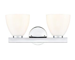 Apria 15.75" Wide 2-Light Vanity - Polished Chrome