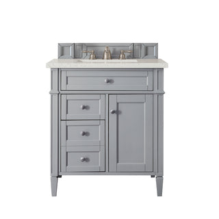 30 Inch Brittany Freestanding Vanity in Urban Gray / Lime Delight Top