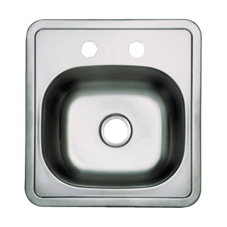 Studio 14.94 Inch Bar Prep Sink in Brushed Stainless