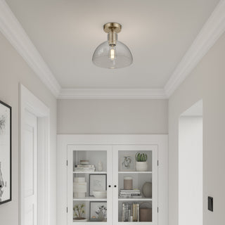 Knightsdale 10" Wide 1-Light Semi-Flush Mount