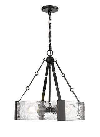 Rezi 20.25" Wide 3-Light Pendant - Matte Black